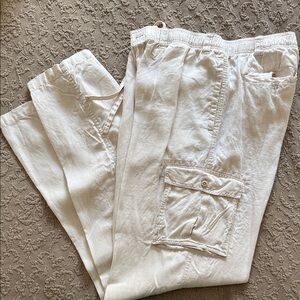 Caribbean Men's Linen Cargo Pants